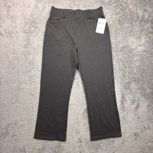 Afitne Bootcut Stretch Pants Trousers Career Wear NWT M Dark Gray Womens 28x27